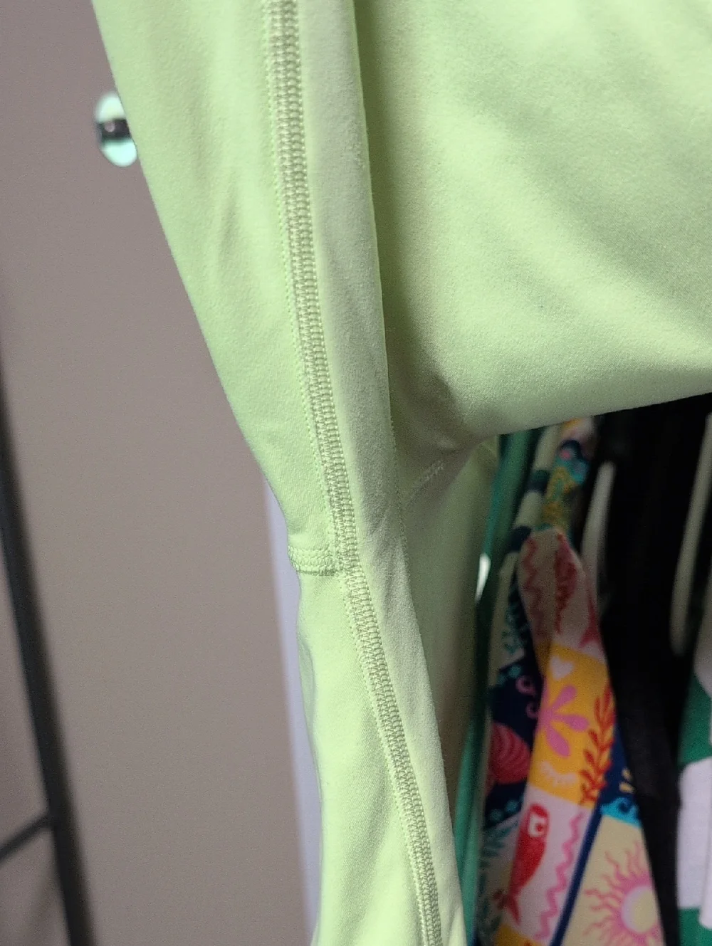 lululemon athletica Neon Lime Green Leggings